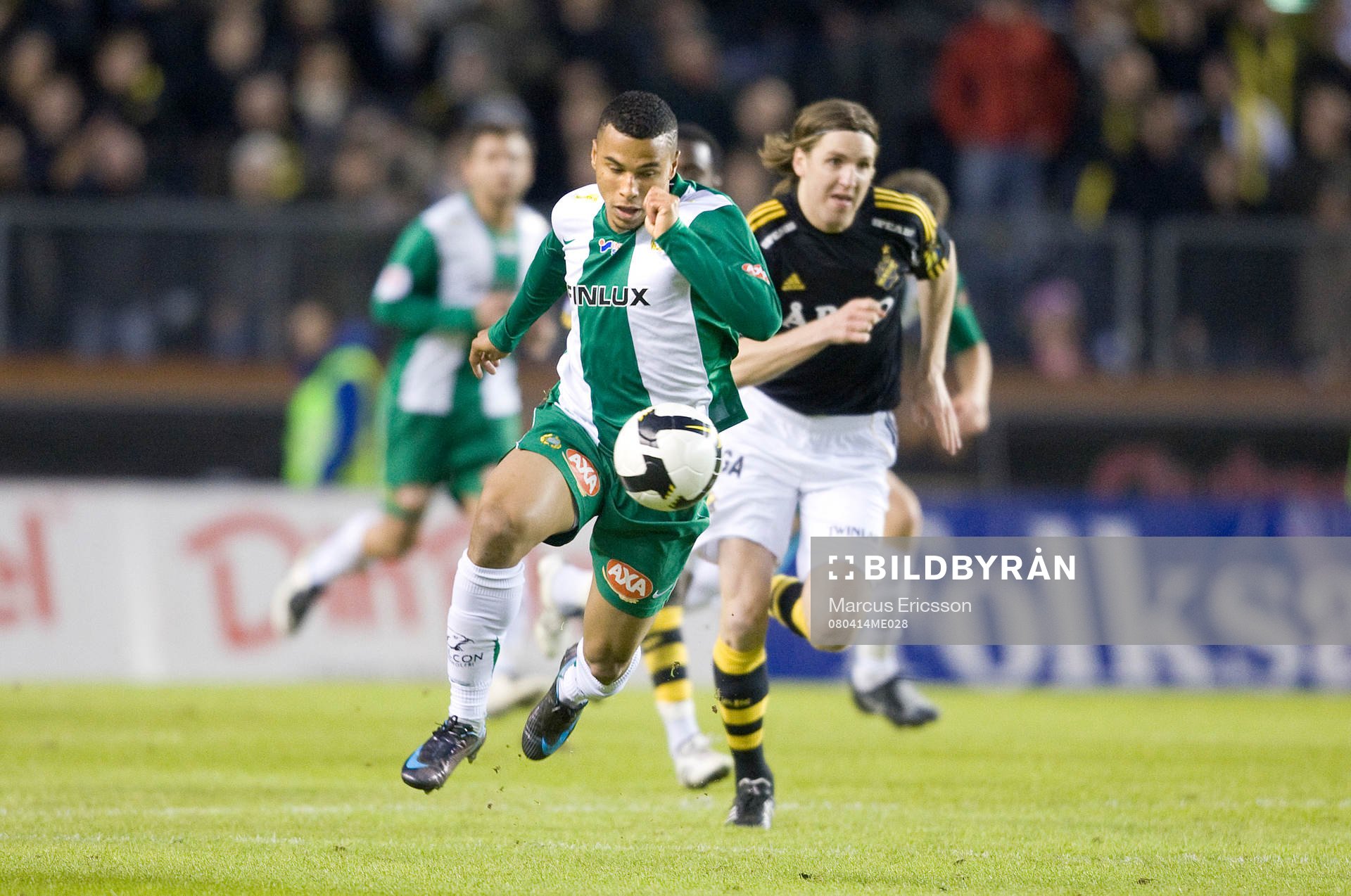 Charlie Davies, Hammarby och Nils-Eric Johansson, AIK
