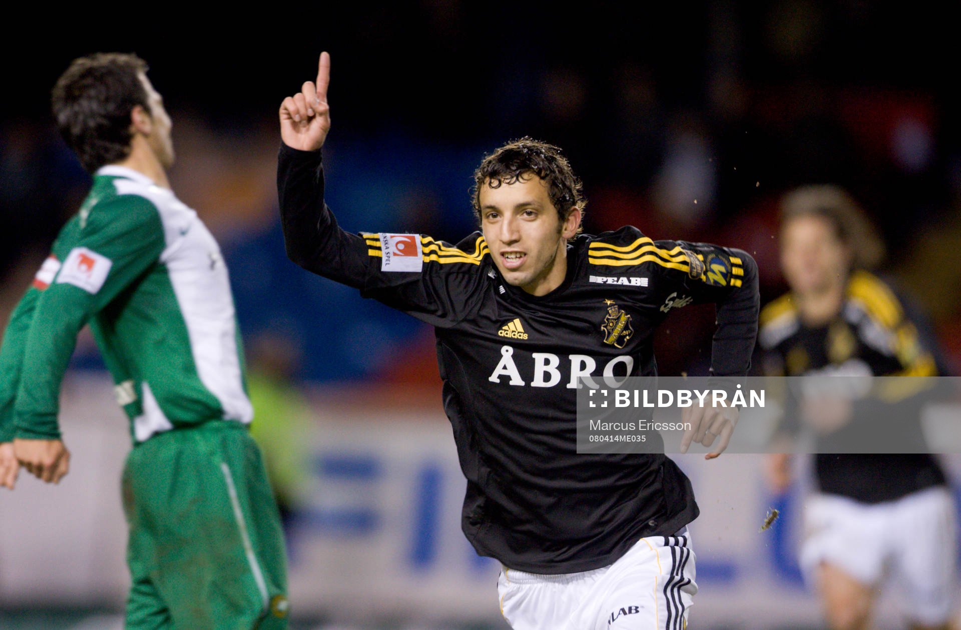  Jorge Ortíz, AIK, jubel.