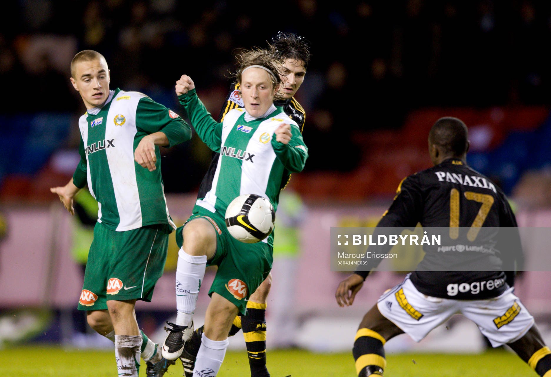 Petter Andersson, och Haris Laitinen, Hammarby