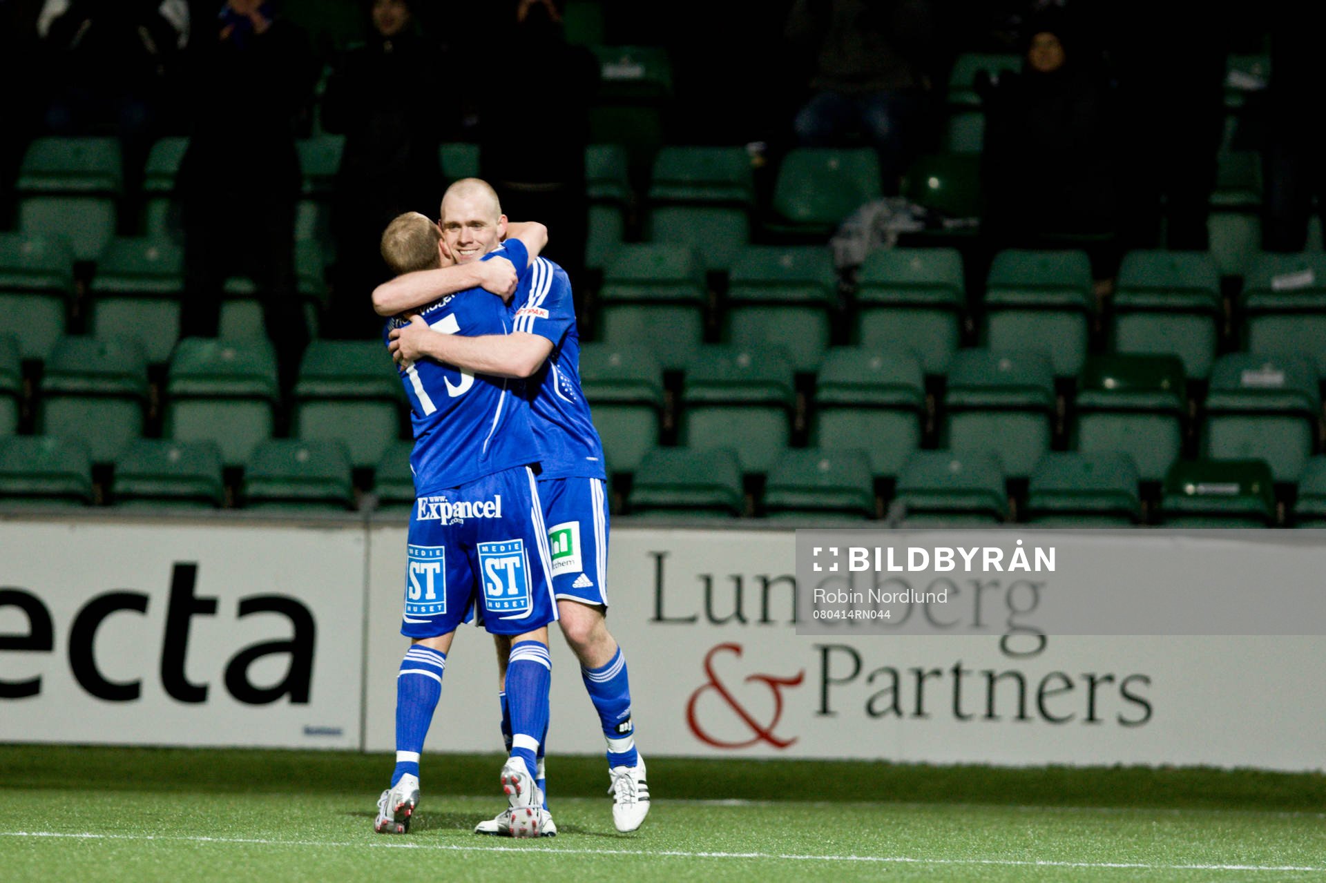Hannes Sigurdsson, Sundsvall och Johan Patriksson, jubel
