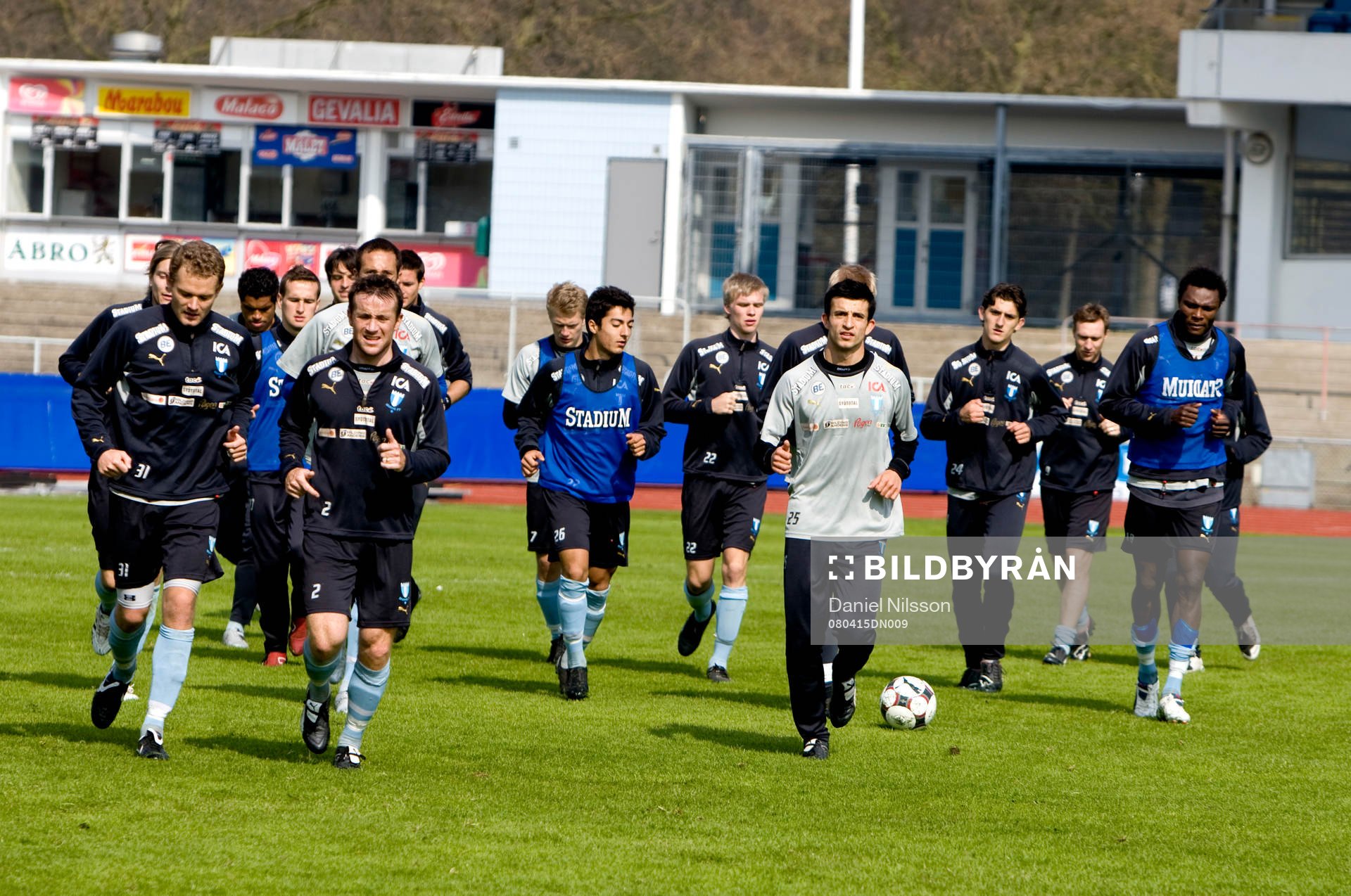 Fotboll, Träning Malmö FF