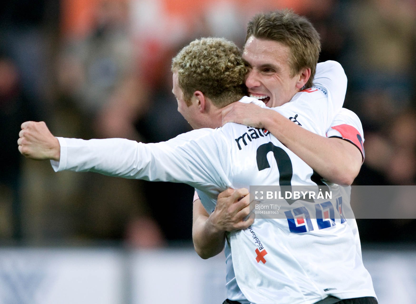 Kristoffer Näfver, och Fredrik Nordback, jubel, glädje