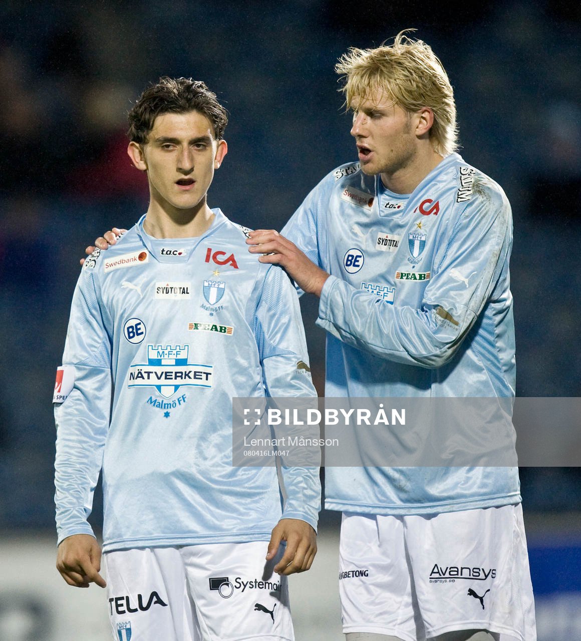 Agon Mehmeti och Ola Toivonen