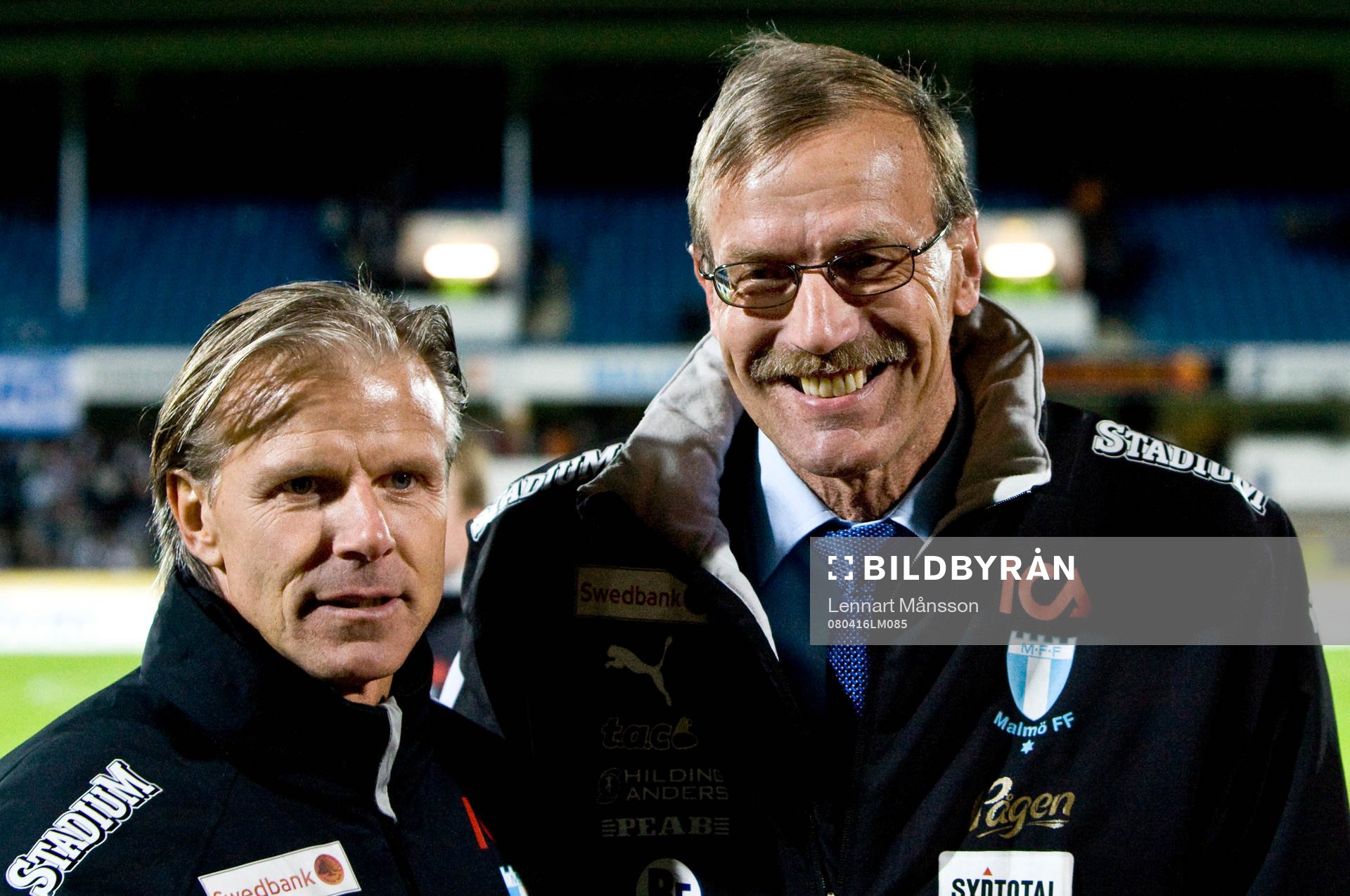 Roland Nilsson, tränare och Staffan Tapper, lagledare
