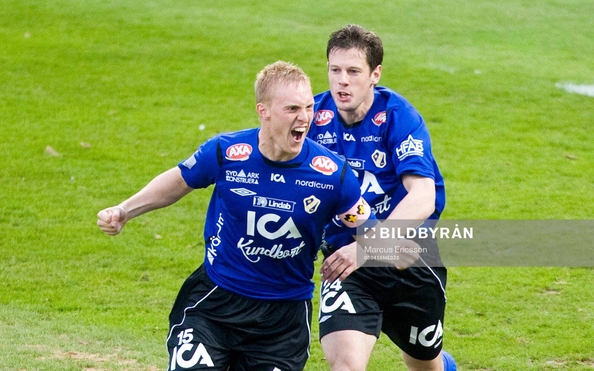 Peter Larsson, Halmstad, jubel