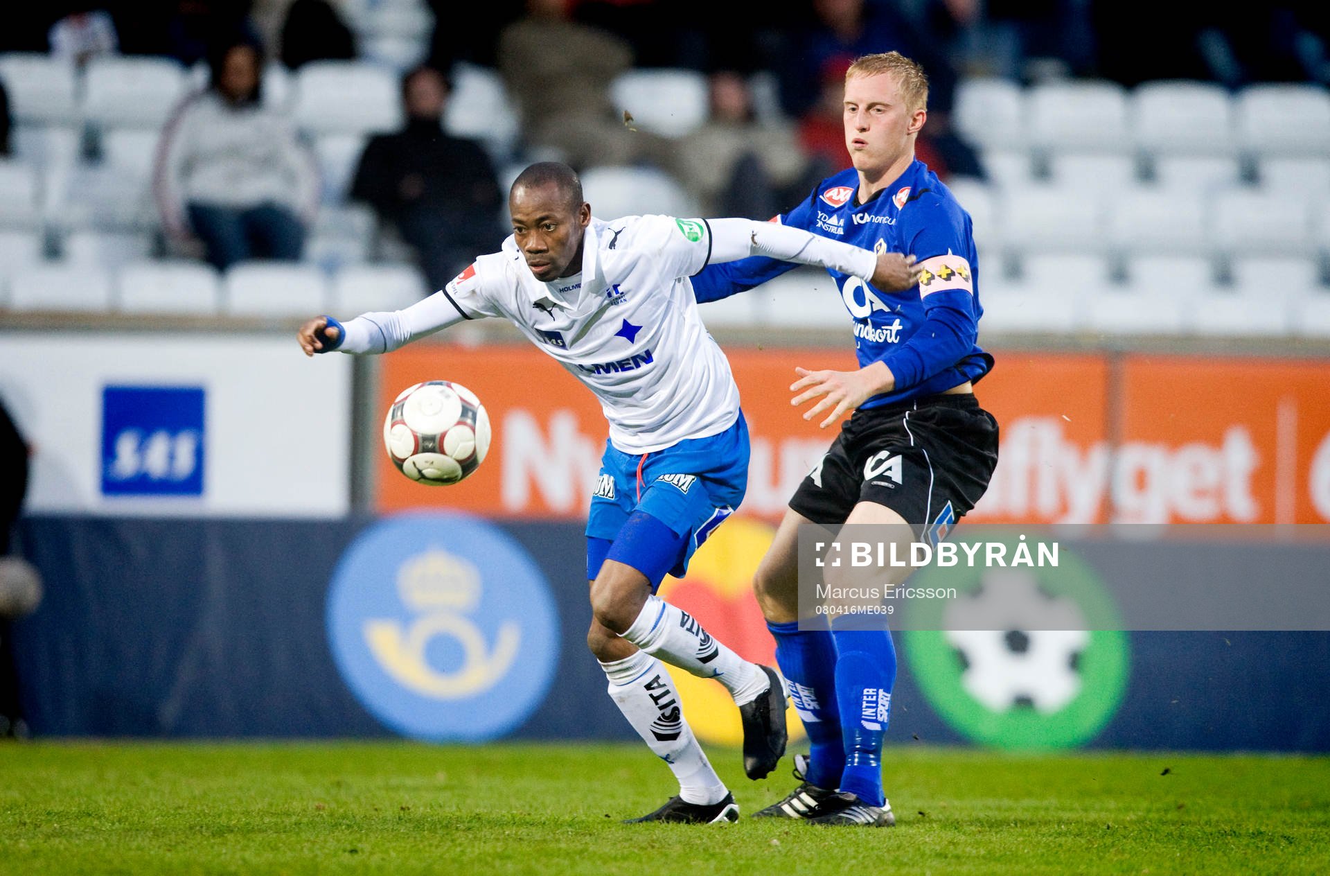 Kevin Amuneke och Peter Larsson