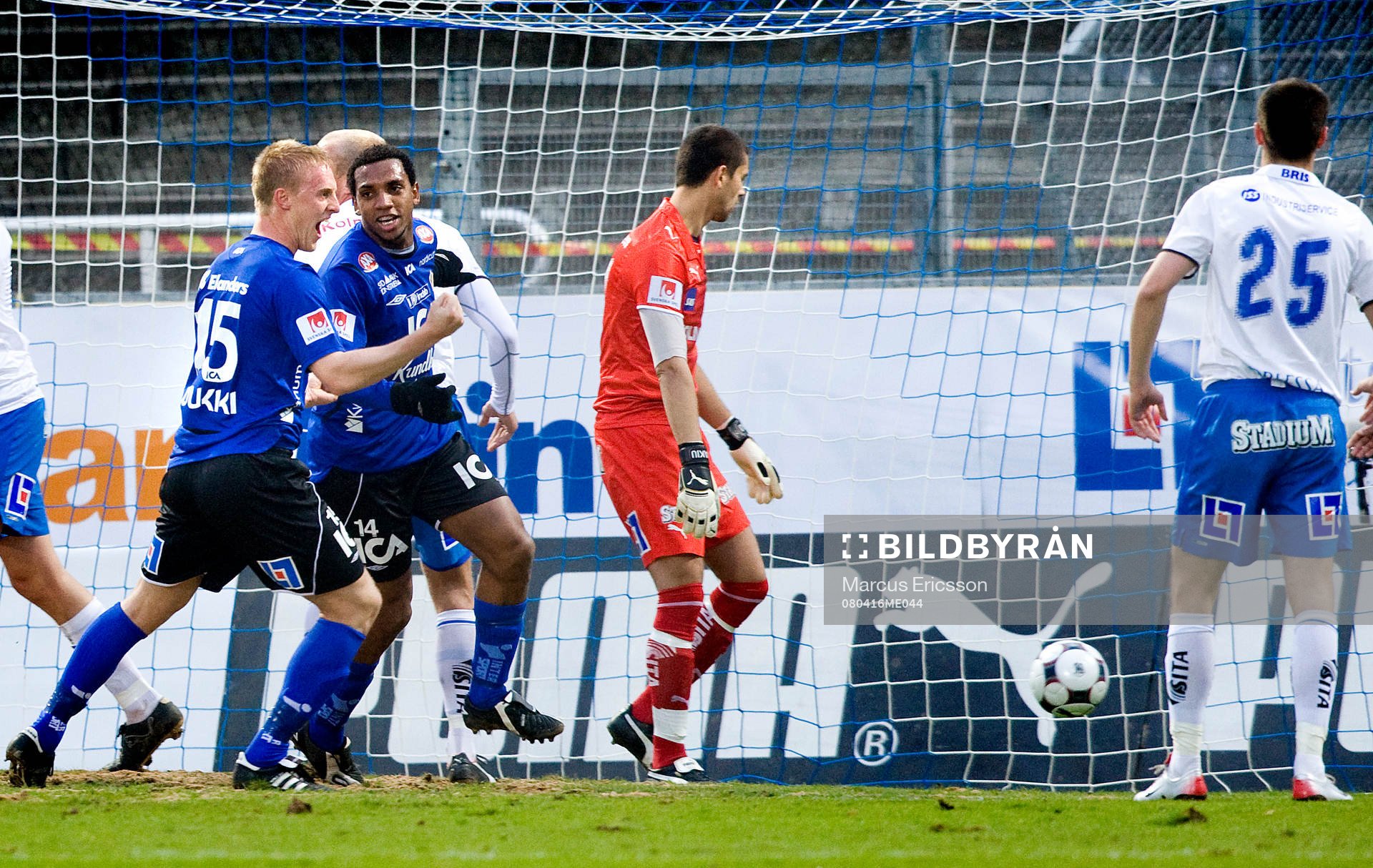 Peter Larsson, Halmstad, jubel