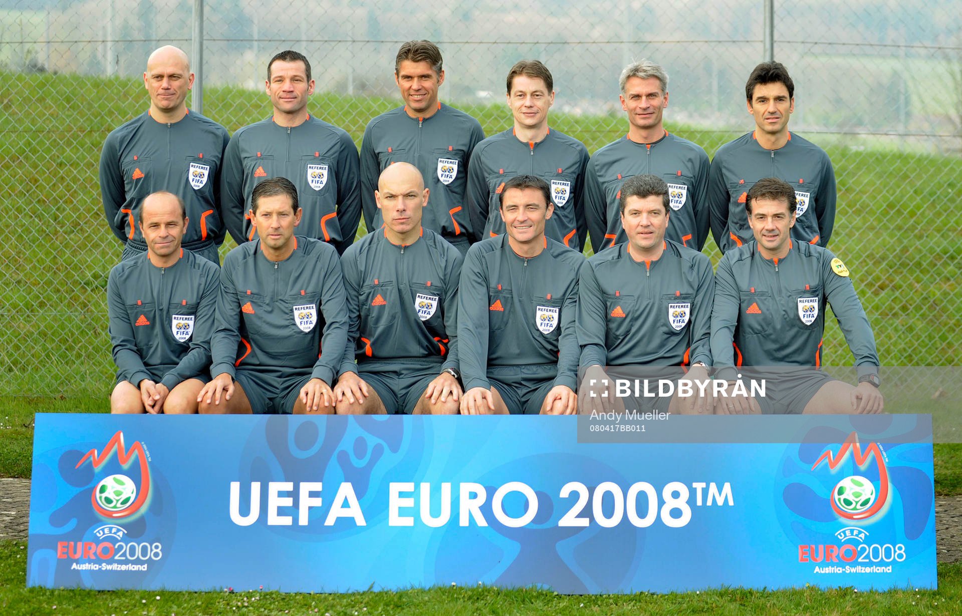 Bakre raden frv, Tom Henning, Norge, Pieter Vink, Holland,