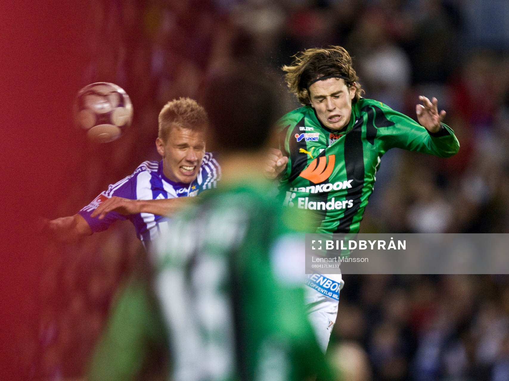 Pontus Wernbloom och Andreas Tobiasson. Nickduell