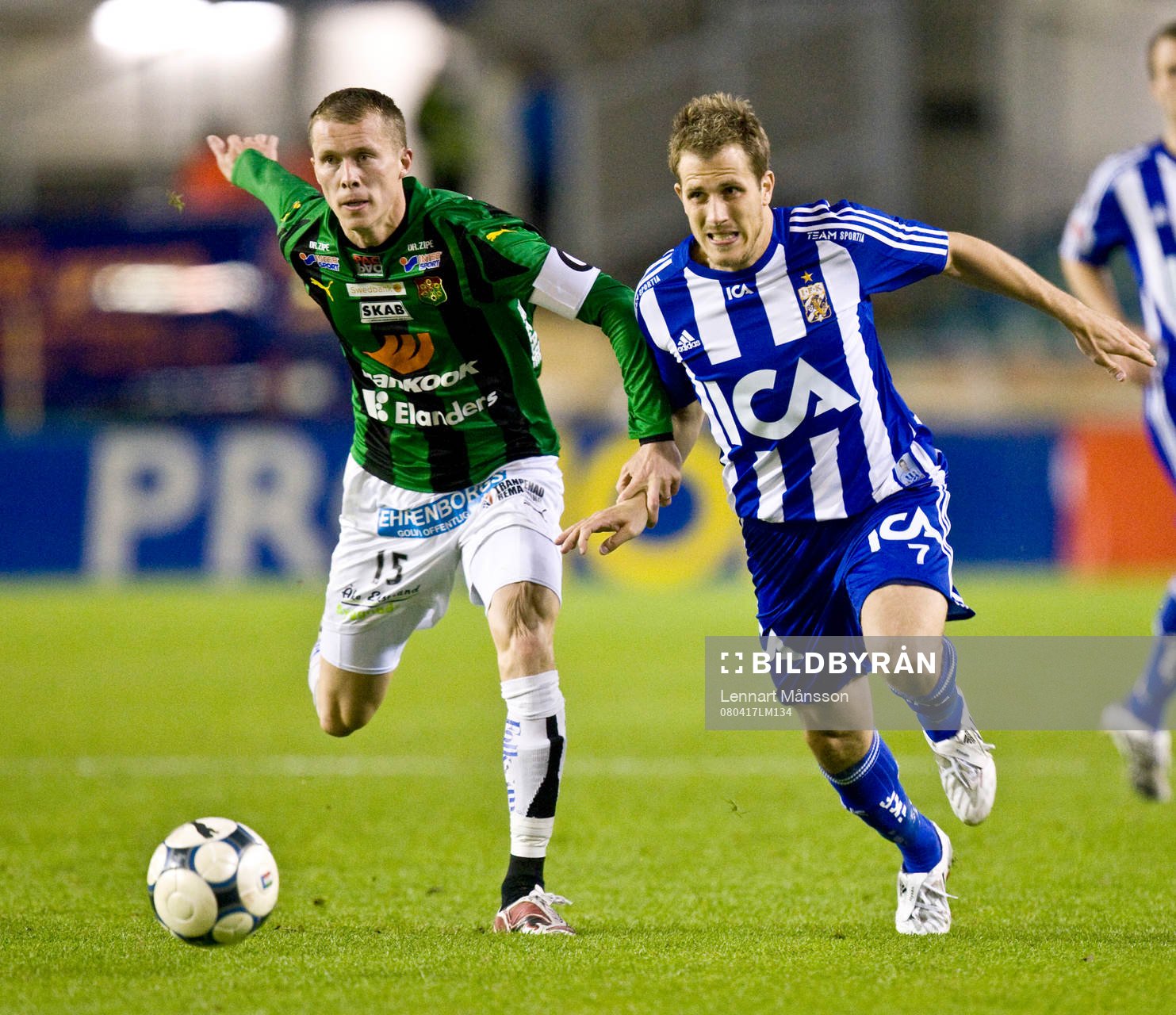 Fredrik Lundgren och Tobias Hysén