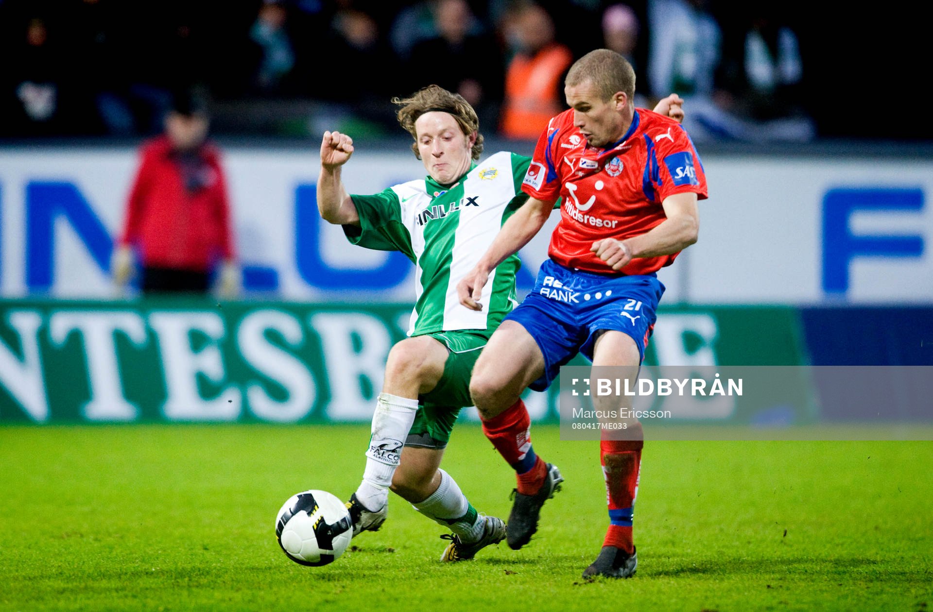 Haris Laitinen, Hammarby, och Christoffer Andersson,