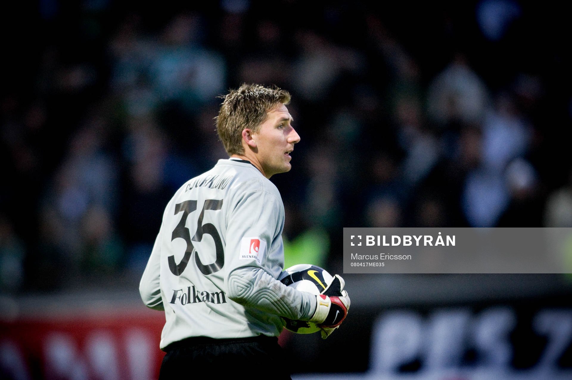 Kristoffer Björklund, målvakt, gör succé