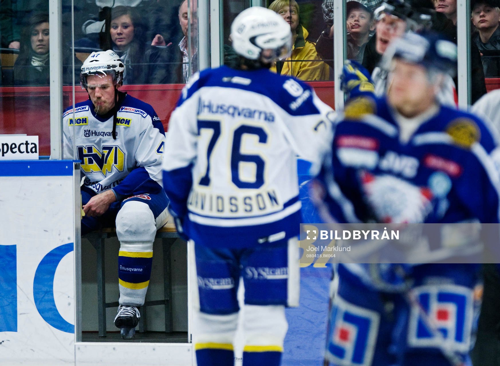 Lance Ward, HV71, sitter i utvisningsbåset