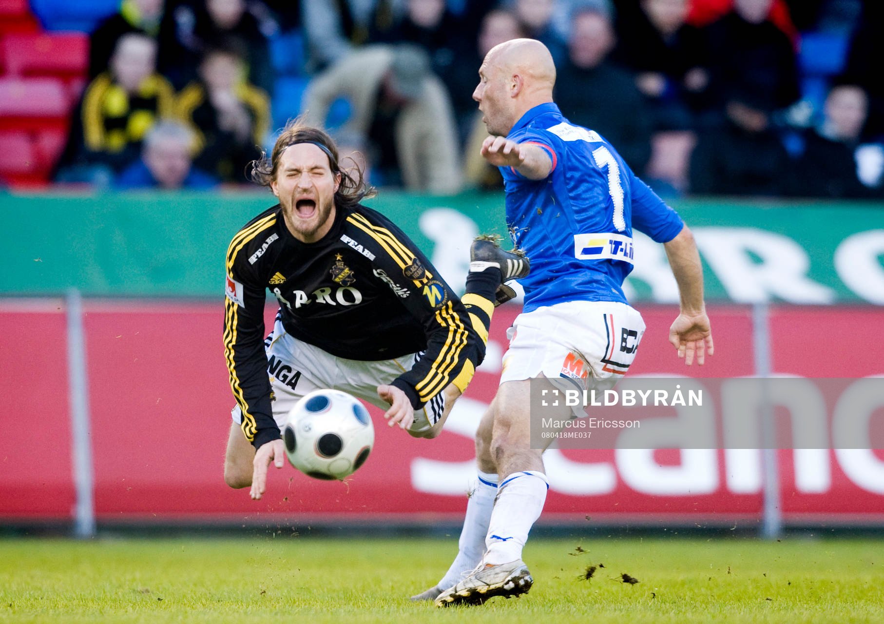 Mats Rubarth, AIK, och Mattias Thylander, Trelleborg