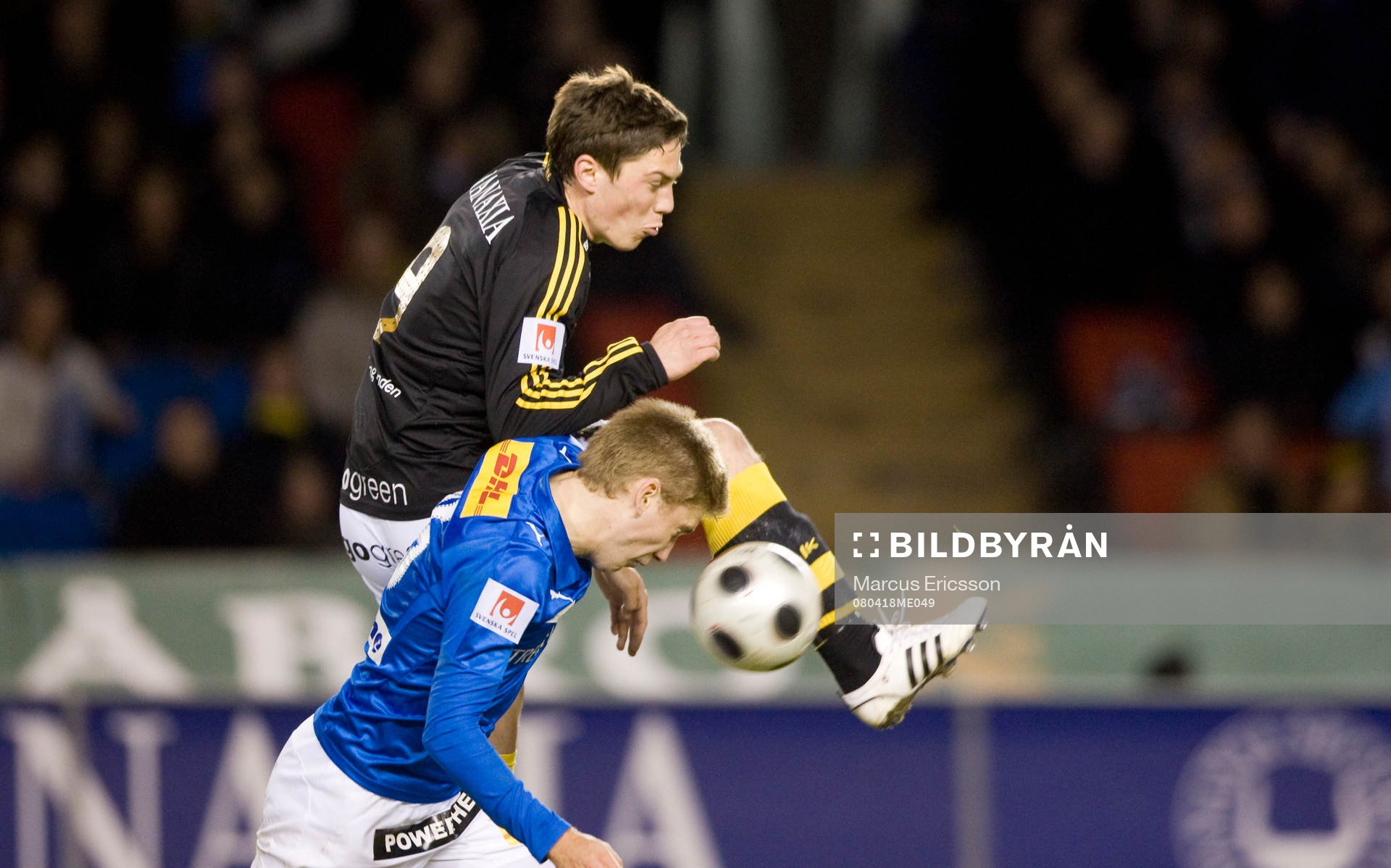Miran Burgic, AIK, och Rasmus Bengtsson, Trelleborg