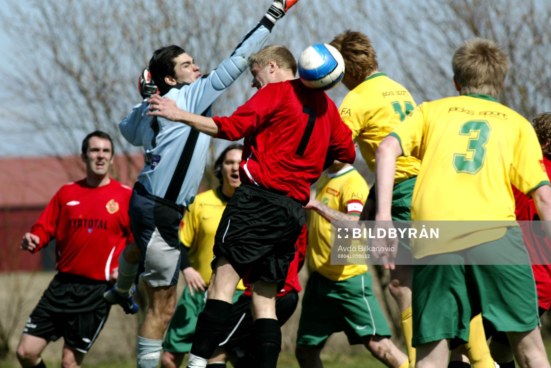 Fotboll, Division 4, Skabersjö - Bara: