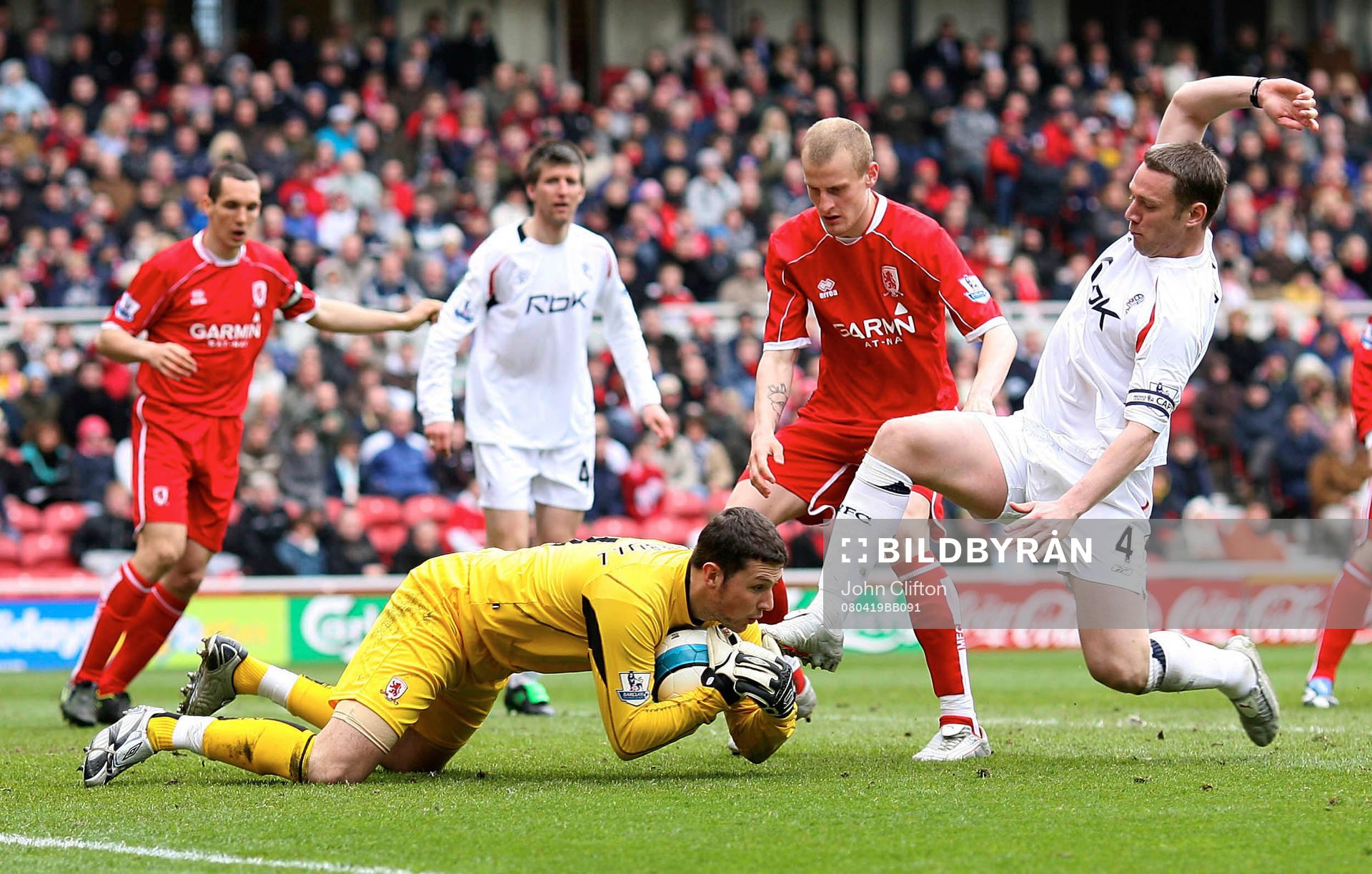 Kevin Nolan, Bolton och Ross Turnbull, målvakt,