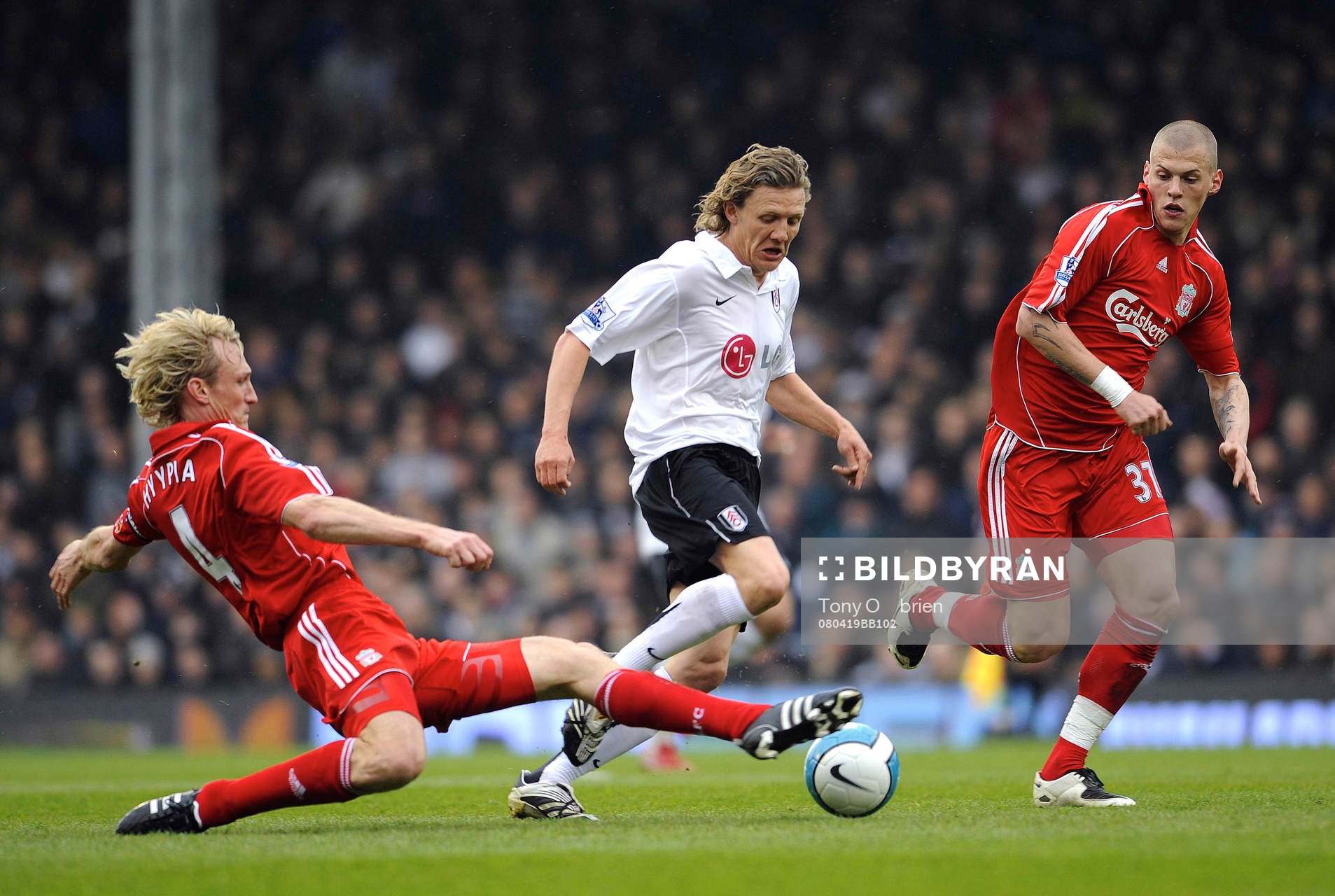 Jimmy Bullard, Fulham mot Sami Hyypia och Martin Skrtel,