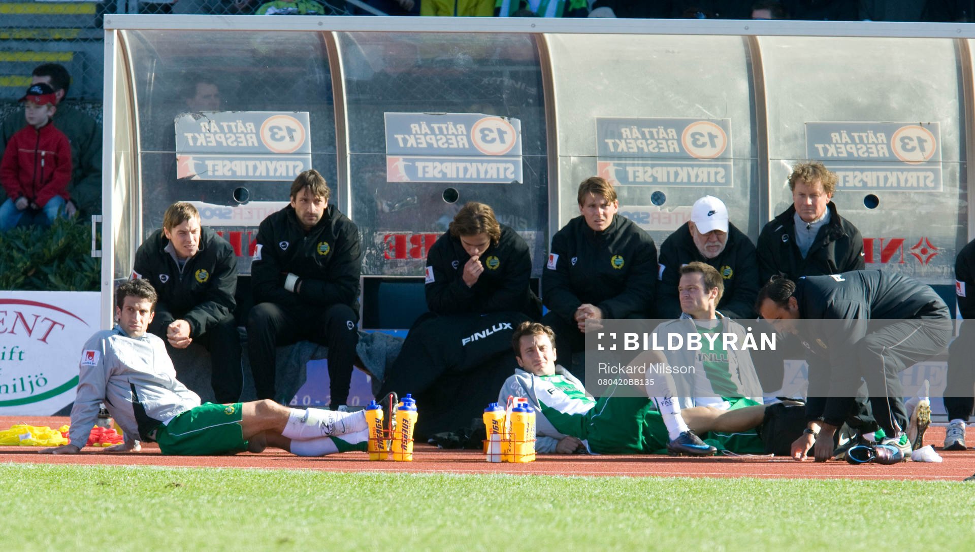 Hammarbys solande spelare, bl.a Louay Chanko, Hammarby