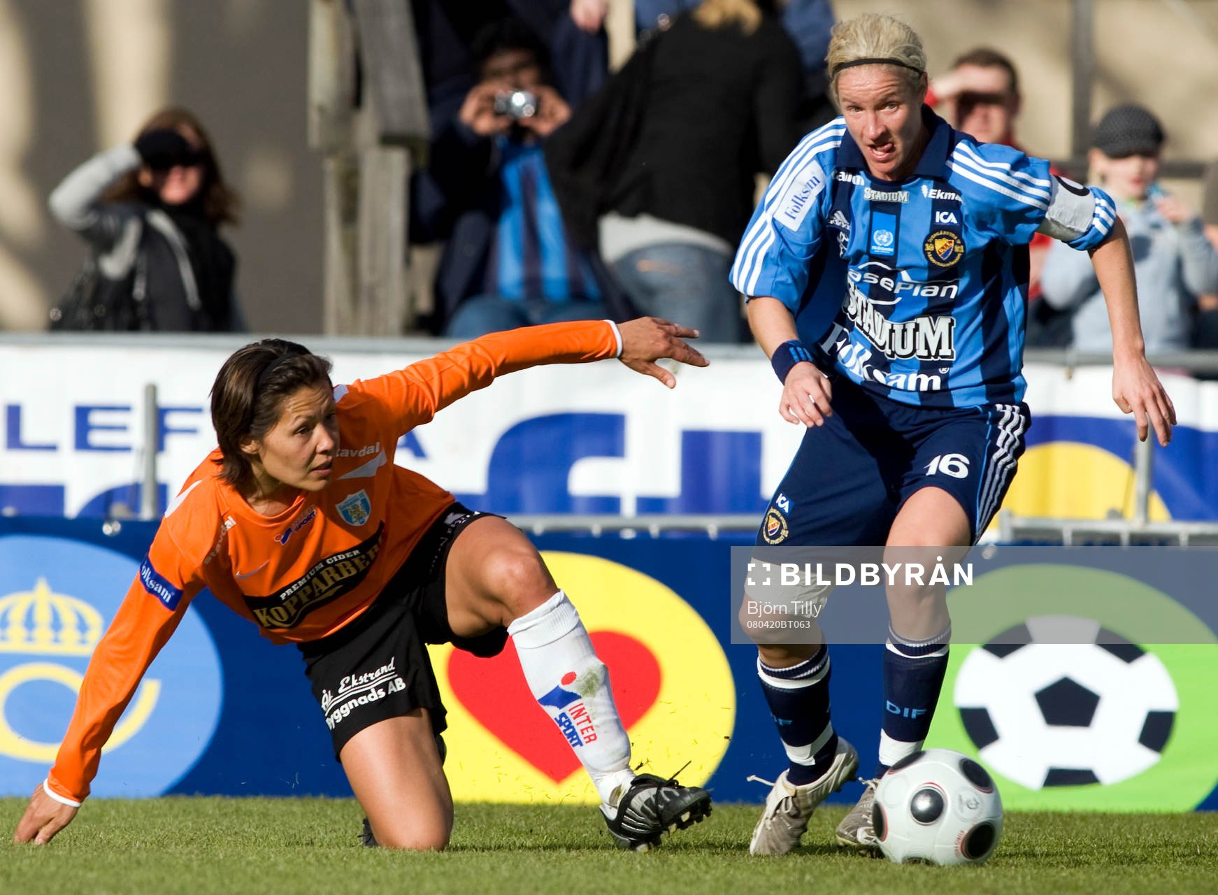 Fotboll, dam, Damallsvenskan, Djurgården - Kopparbergs /