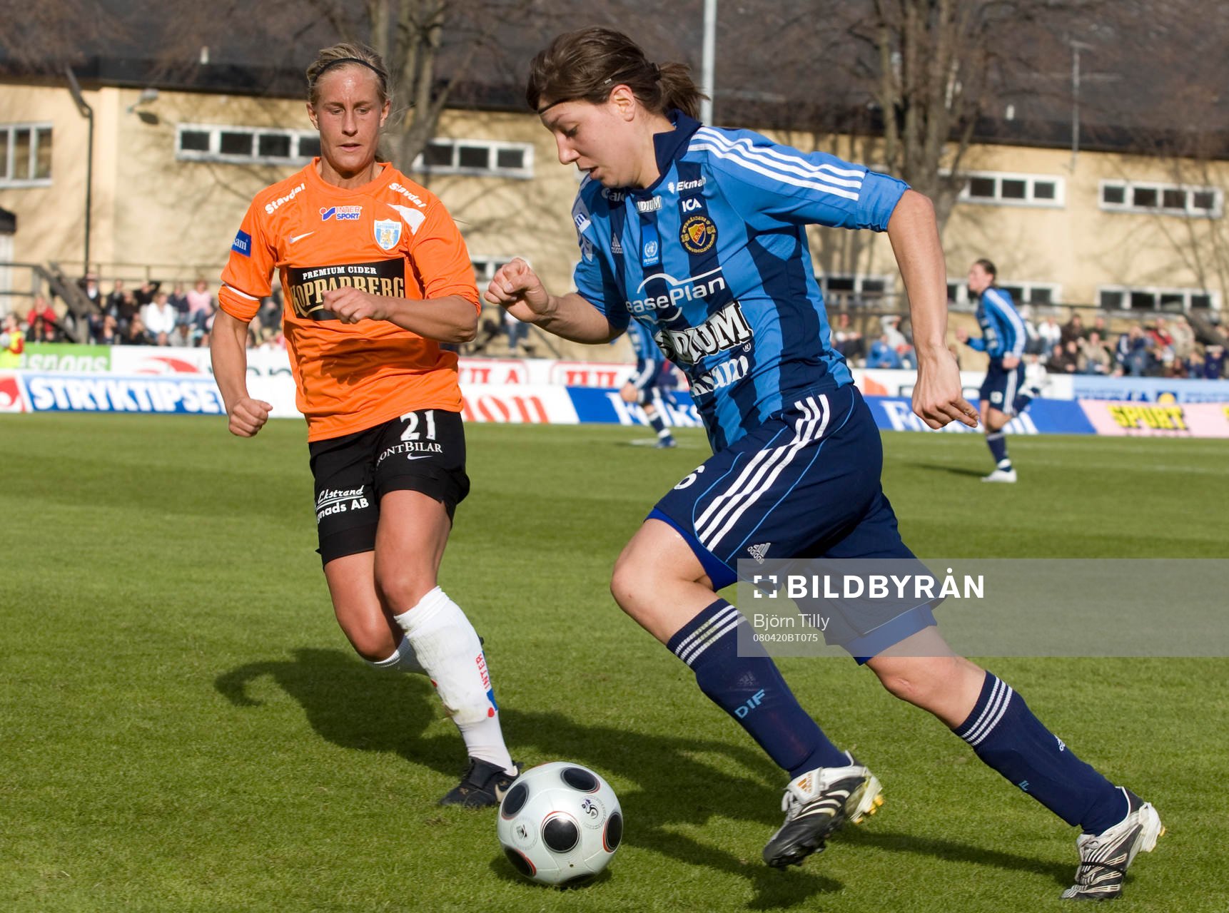 Fotboll, dam, Damallsvenskan, Djurgården - Kopparbergs /
