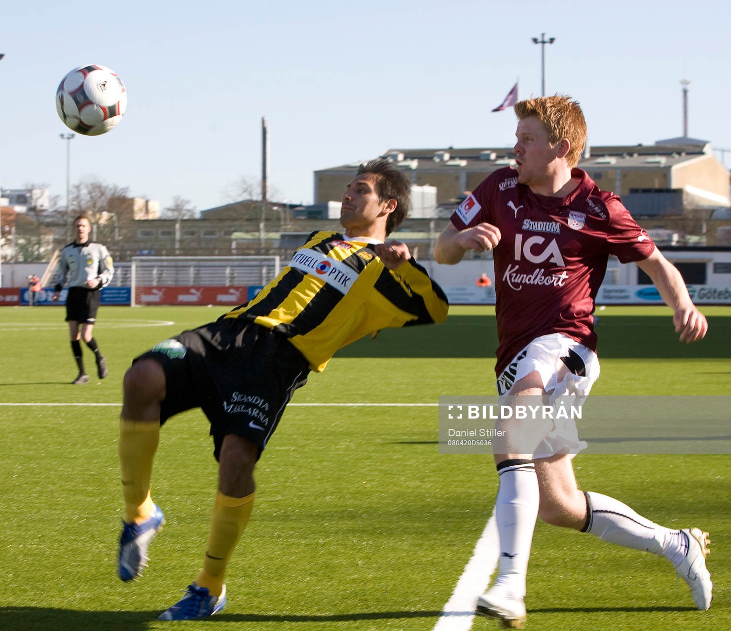 Emil Wahlström, Häcken. Daniel Ljungholm, Qviding