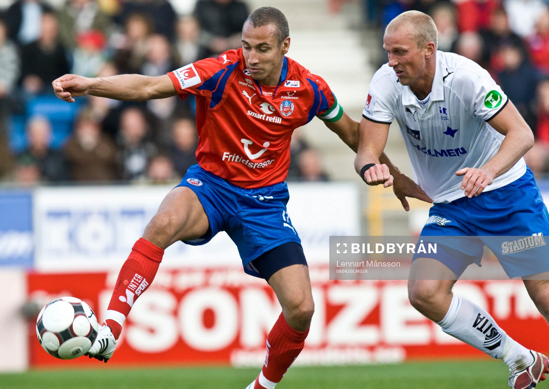 Henrik Larsson, Helsingborg och Thomas Magnusson,