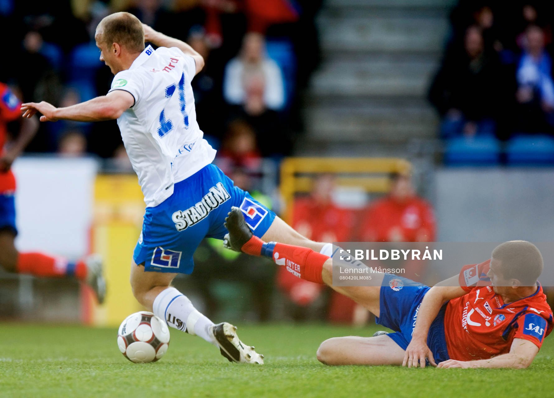 Christoffer Andersson stoppar Gunnar Thor Gunnarsson