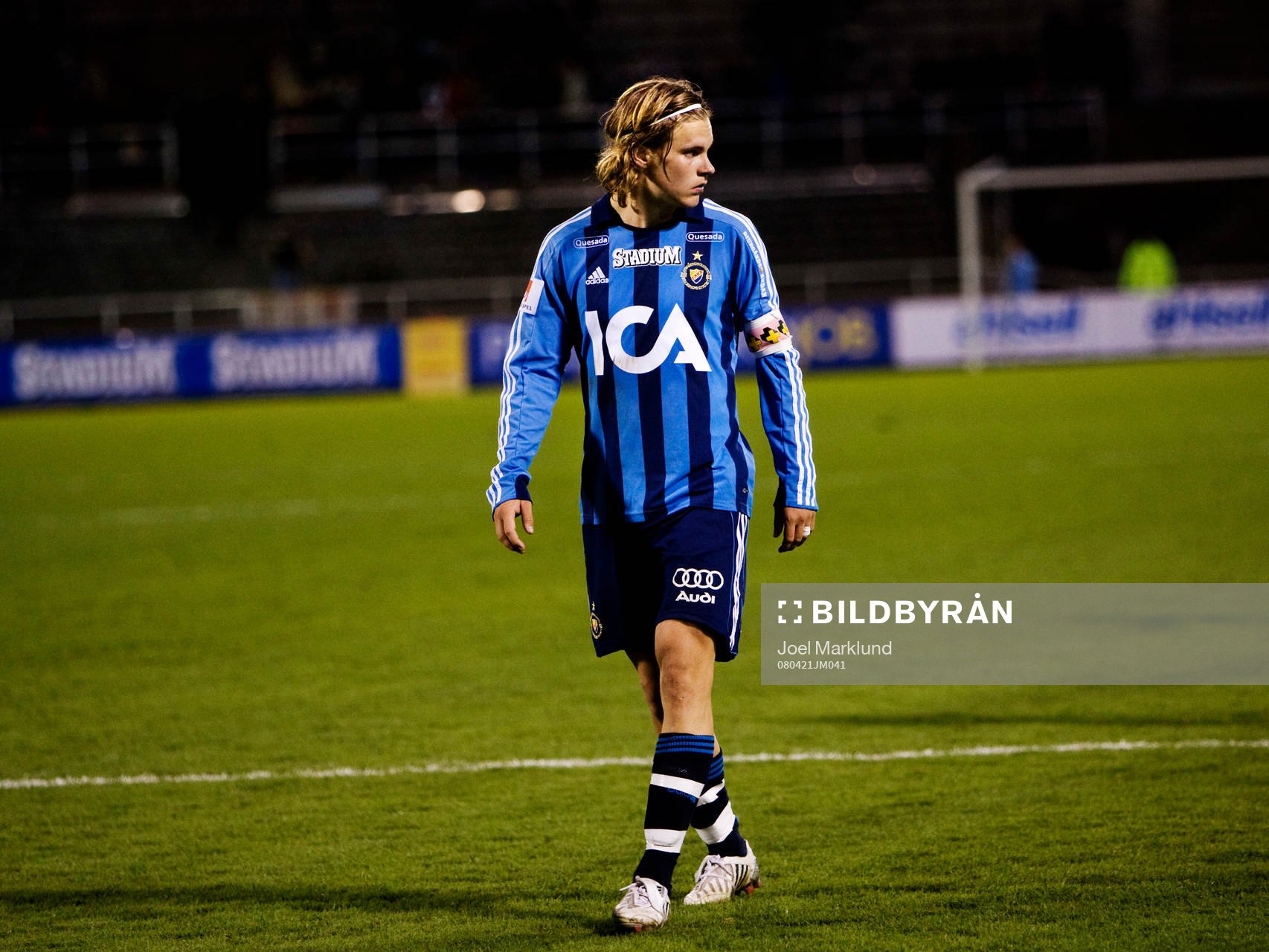 Sebastian Rajalakso, Djurgården, fick lämna planen