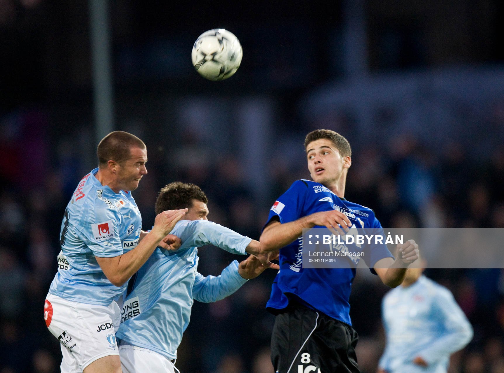 Daniel Andersson och Ajsel Kujovic nickduell