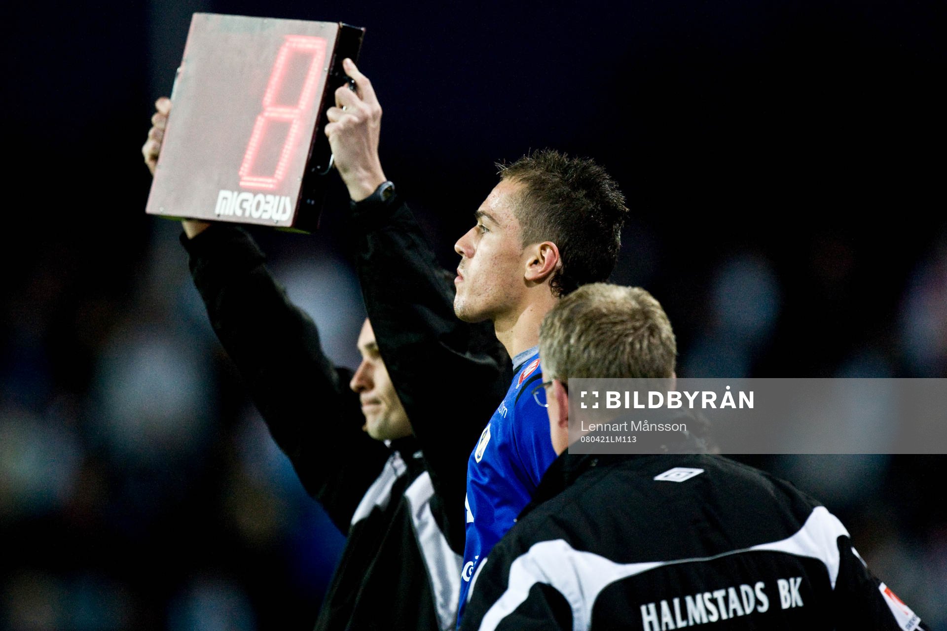 Emir Kujovic, Halmstad. Byte