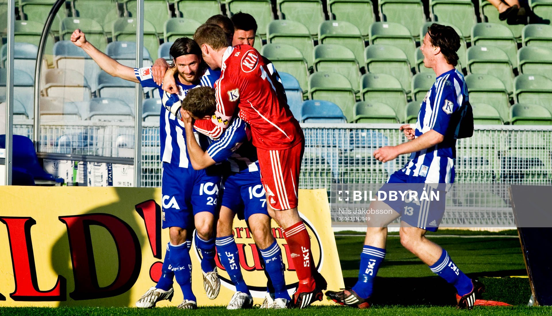 Jonathan Berg, Kim Christensen, målvakt, Tobias Hysén,