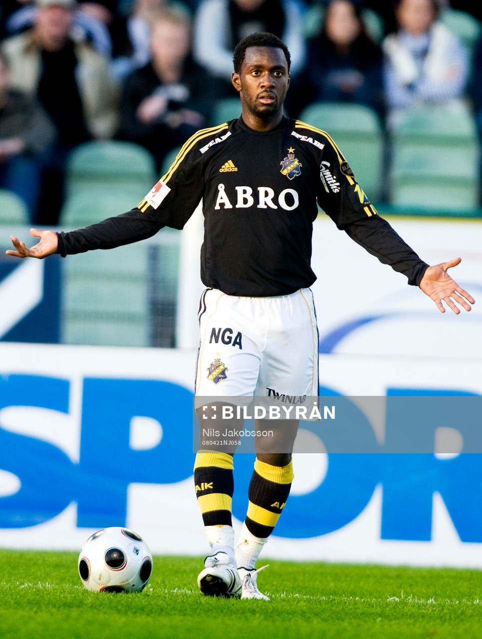 Dulee Johnson, AIK, förstår inte vad han gjort för fel