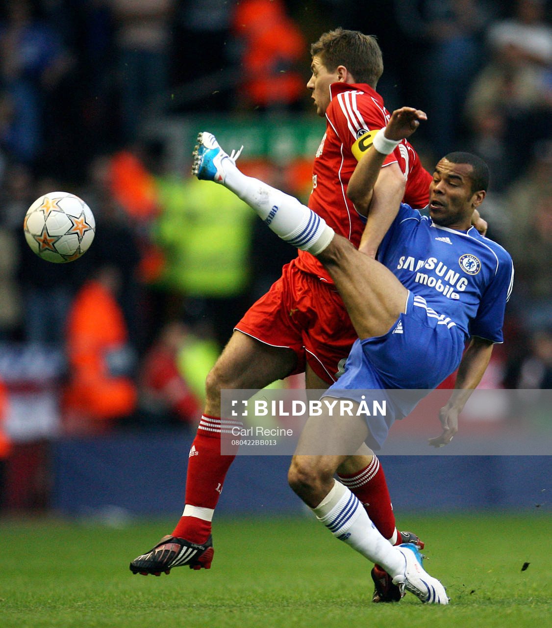 Steven Gerrard, LIverpool och Ashley Cole, Chelsea