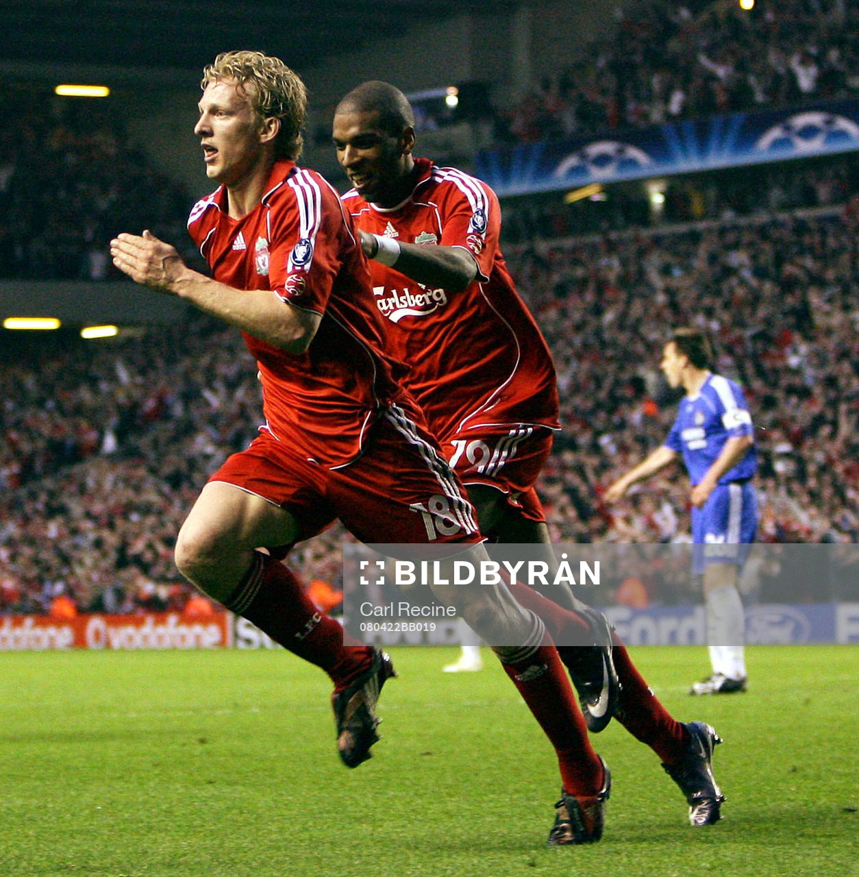 Dirk Kuyt och Ryan Babel, Liverpool (Jubel)