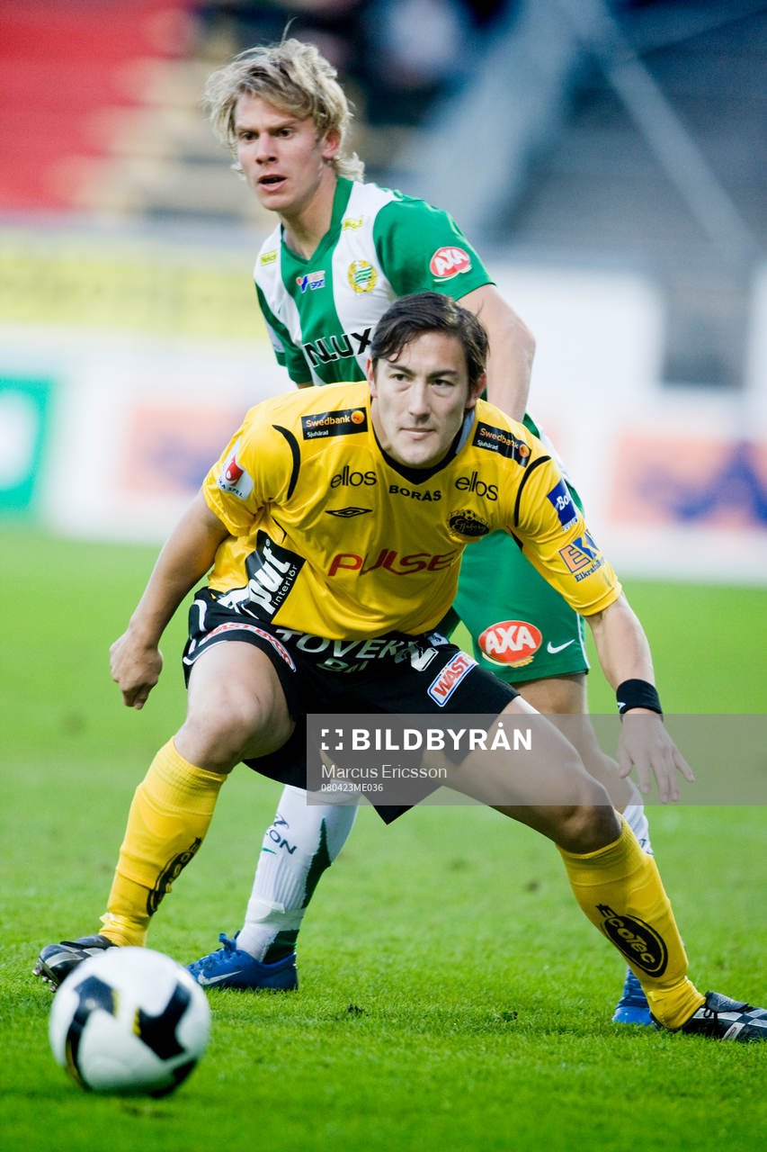 Stefan Ishizaki, Elfsborg, och Emil Johansson, Hammarby
