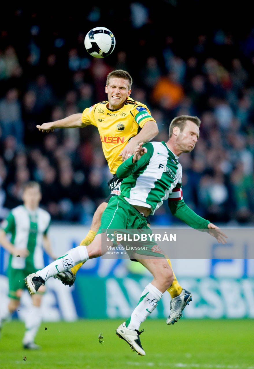 Anders Svensson, Elfsborg, och Mikkel Jensen, Hammarby
