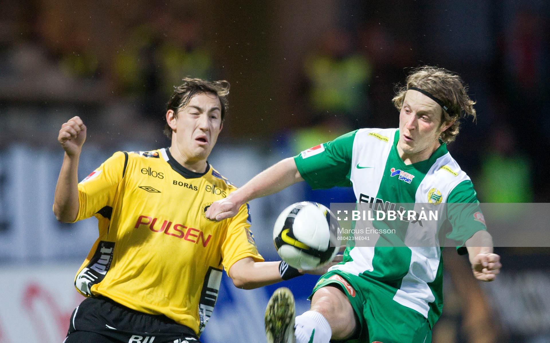 Stefan Ishizaki, Elfsborg, och Haris Laitinen, Hammarby