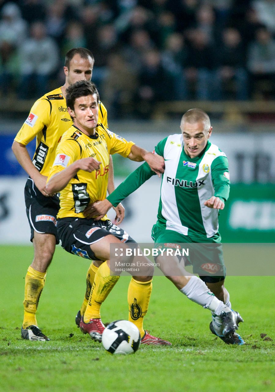 Elmin Kurbegovic, Elfsborg, och Petter Andersson, Hammarby,
