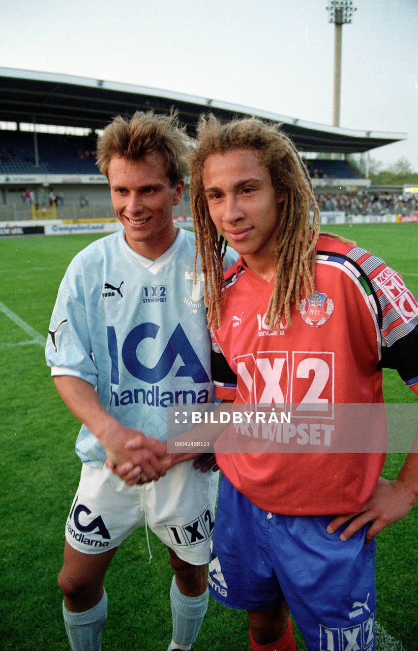Jonas Axeldal, Malmö och Henrik Larsson, Helsingborg