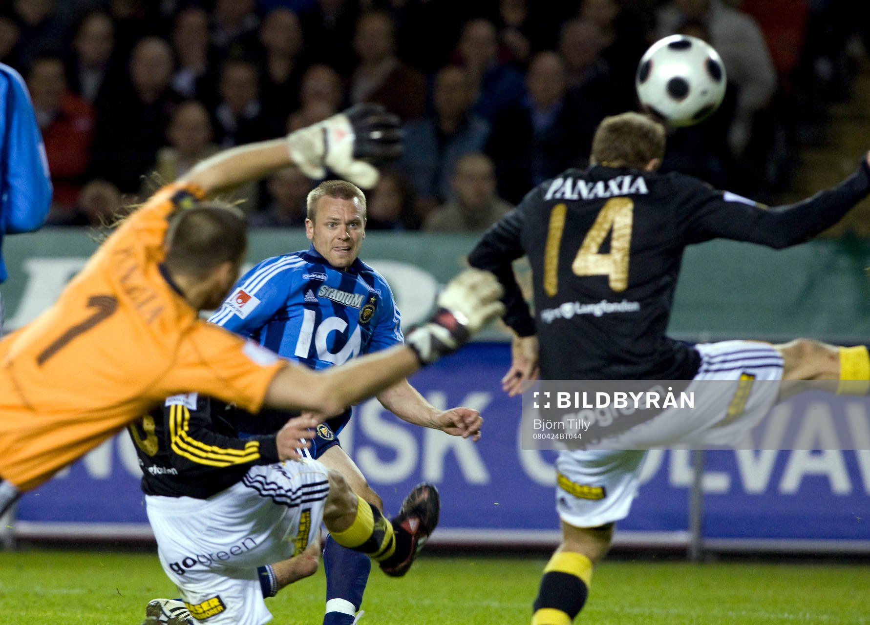 Mattias Jonson, Djurgården, Daniel Örlund, målvakt, och