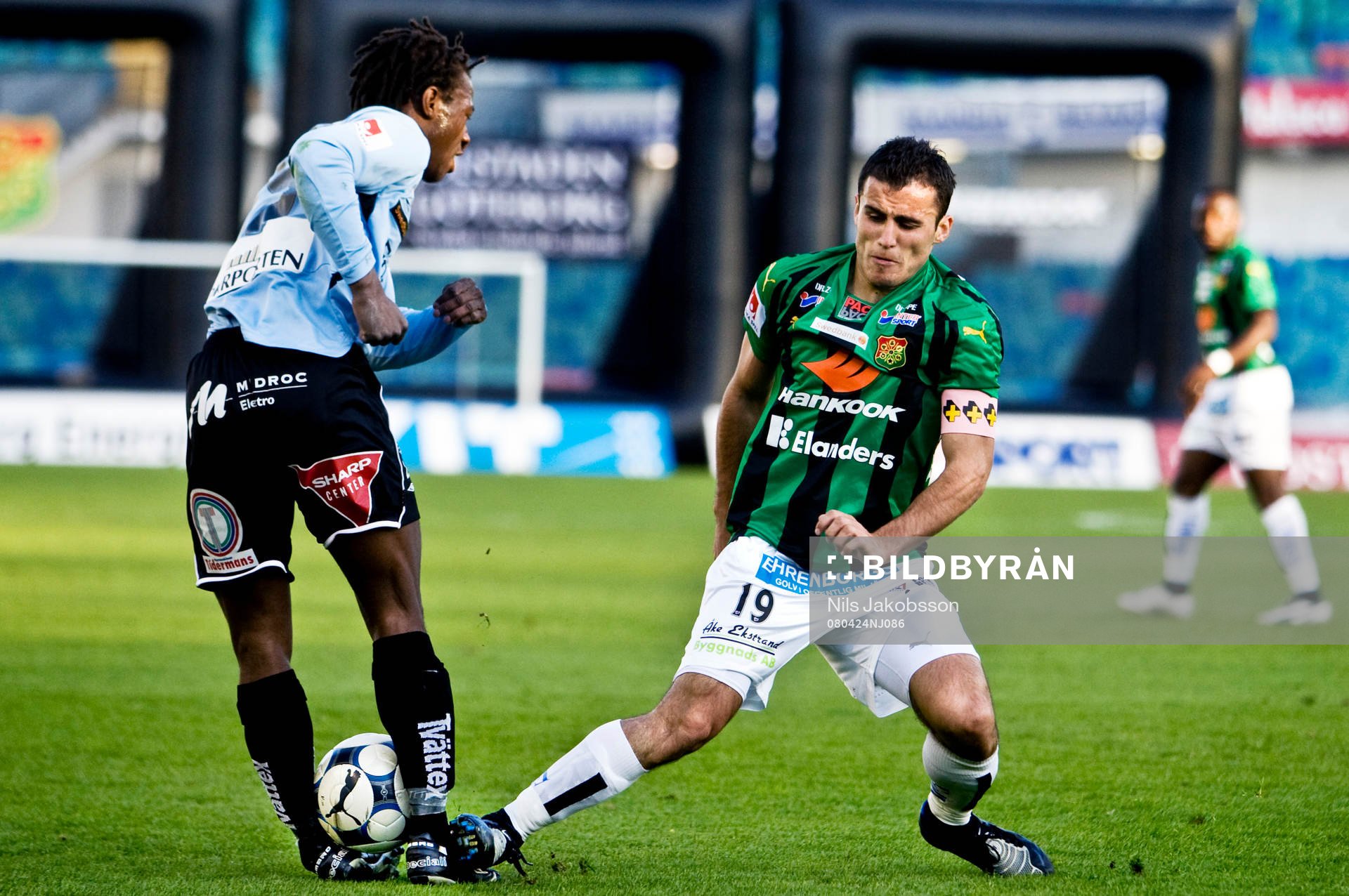 Levon Pachajyan, GAIS, stämplar Amadou Jawo i Gefle som