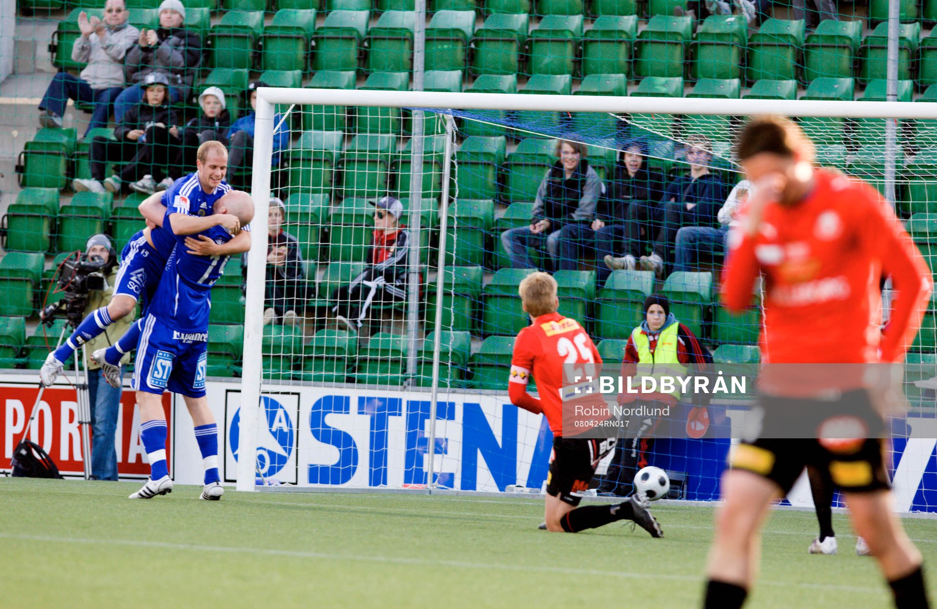 Hannes Sigurdsson, Sundsvall 2-0, jubel
