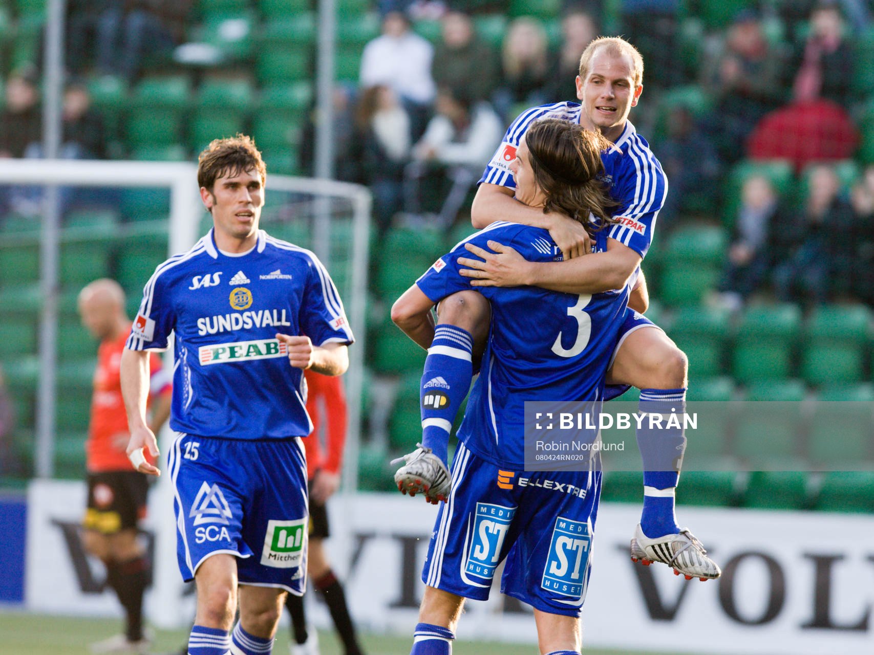 Johan Patriksson, Sundsvall 1-0 jubel
