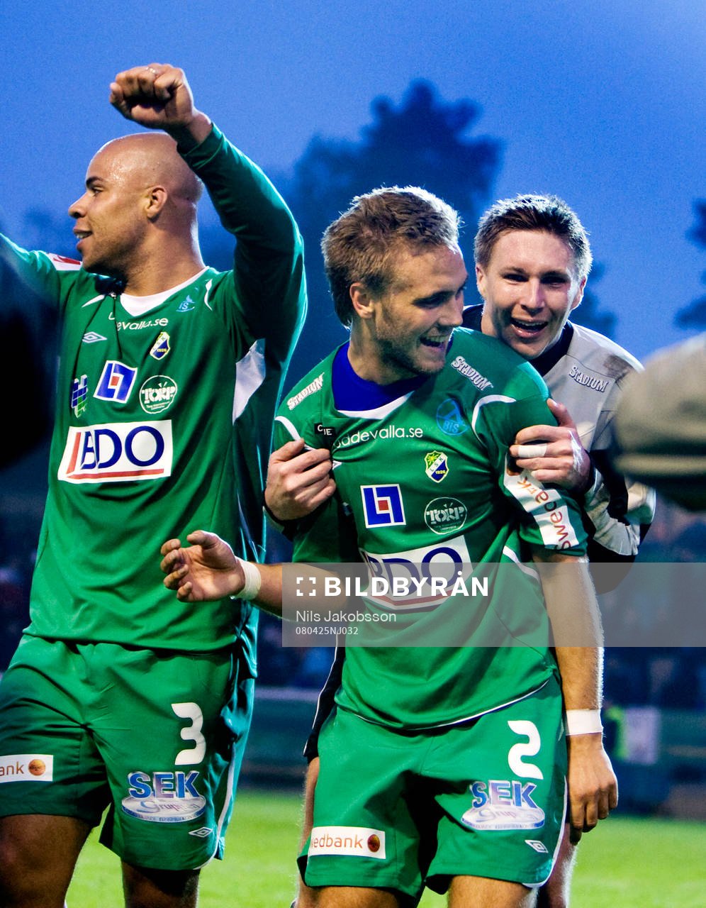 Markus Senften, Richard Jansson, Colin Burns, målvakt,