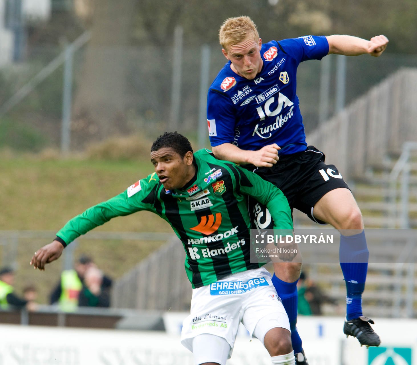 Wanderson do Carmo och Peter Larsson