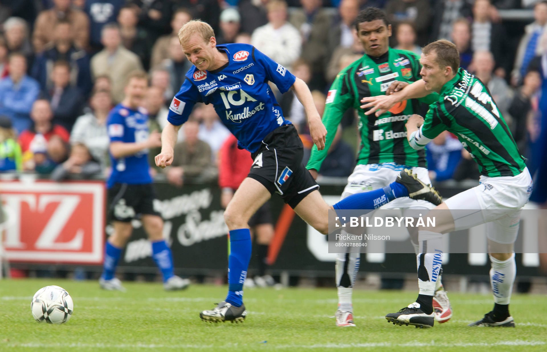 Andreas Johansson, Fredrik Lundgren och Wanderson do Carmo