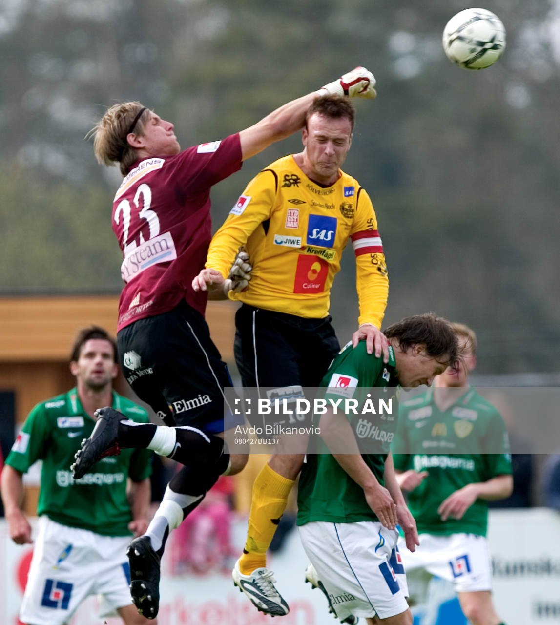 Marcus Ekenberg, Mjällby, Alexander Nadj, målvakt,