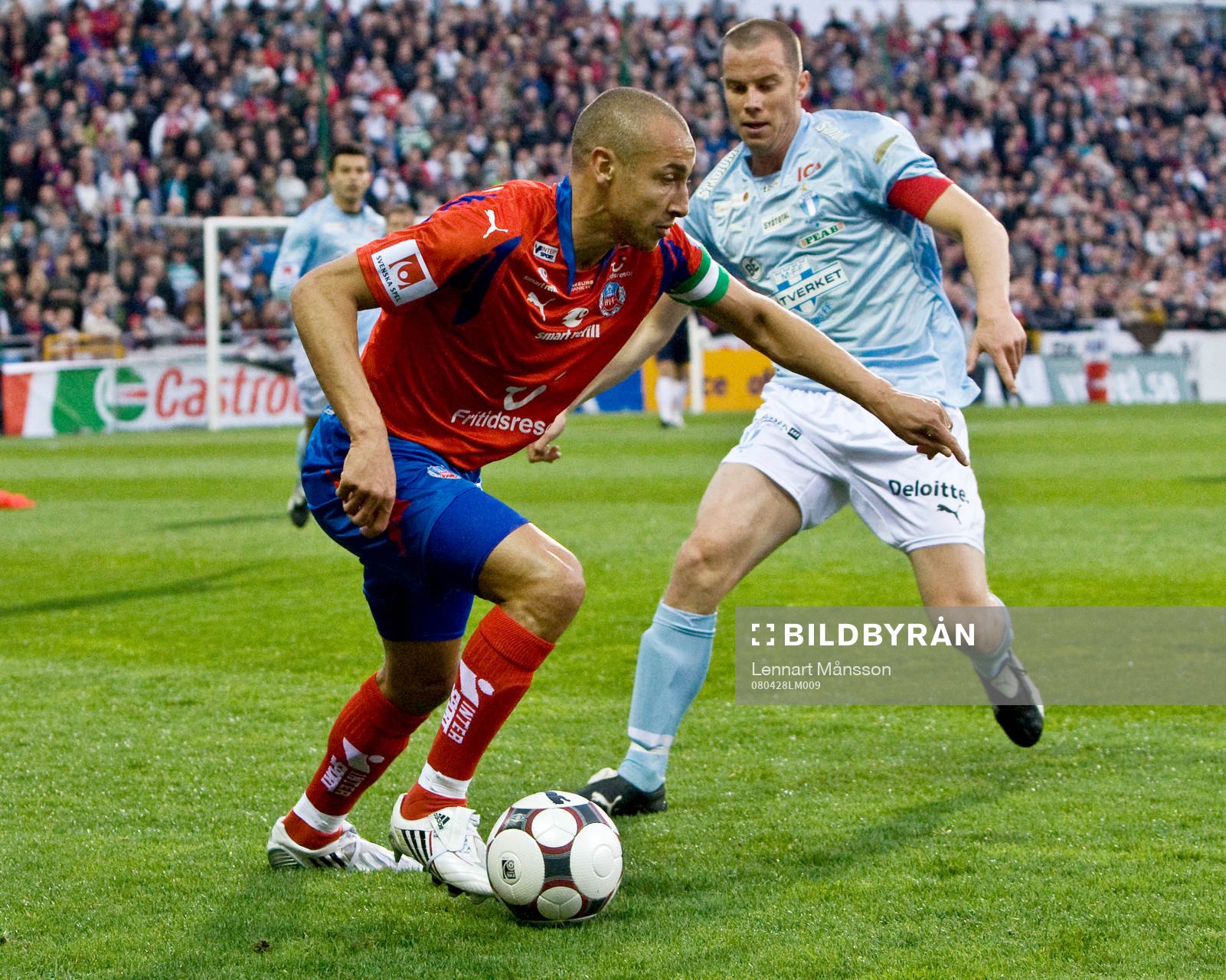 Henrik Larsson, Helsingborg och Daniel Andersson, Malmö