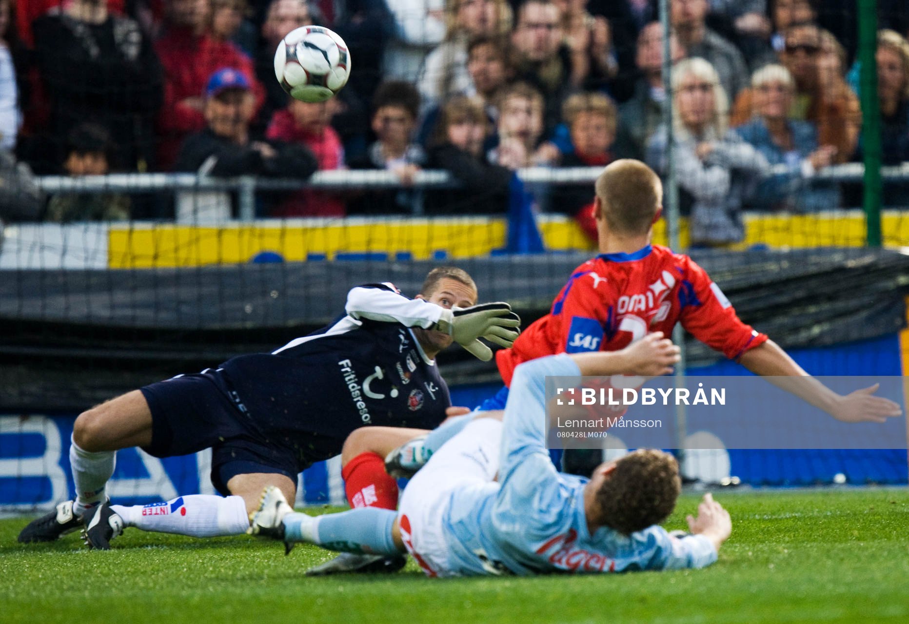 Jonathan Johansson, Joel Ekstrand och Daniel Andersson,